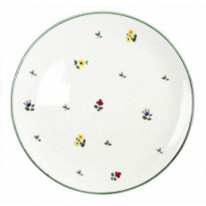 Gmundner Keramik Streublumen Dinner plate Cup 32 cm