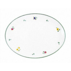 Gmundner Keramik Streublumen Oval plate 28 cm