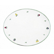 Gmundner Keramik Streublumen Platter oval 33 cm