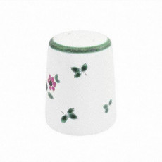 Gmundner ceramic scattered flower pepper shaker smooth 5 cm