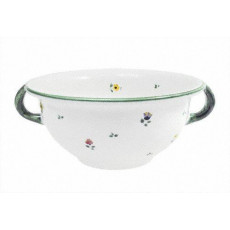 Gmundner Keramik Streublumen Bowl with handle 25 cm