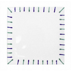 Gmundner Keramik Traunsee Square place plate 31.5