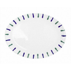 Gmundner Keramik Traunsee Oval plate 28 cm