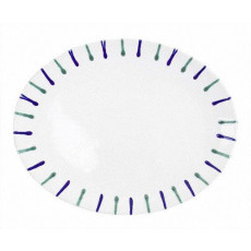 Gmundner Keramik Traunsee Oval plate 33 cm