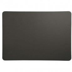 ASA SELECTION Table Tops Leather Optic Rough Table mat rough graphite 33x46 cm