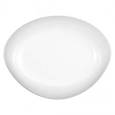 Seltmann Weiden Trio Nero Oval plate 31 cm