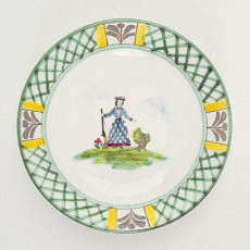 Gmundner Keramik Jagd Soup plate Cup 20 cm