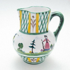 Gmundner Keramik Jagd Jug Viennese form 0.75 l