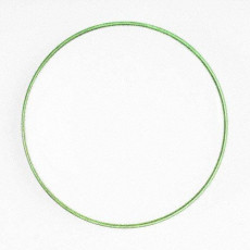 Gmundner Keramik Grüner Rand Coffee / tea cup saucer 15 cm