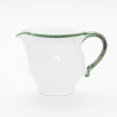 Gmundner Keramik Grüner Rand Milk jug 0.3 l / height 9.5 cm