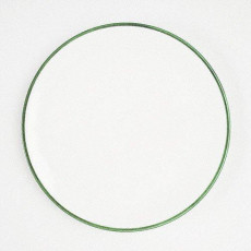 Gmundner Keramik Grüner Rand Dinner Plate Cup 28 cm