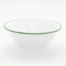Gmundner Keramik Grüner Rand Salad bowl 20 cm