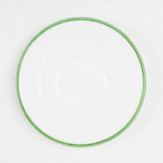 Gmundner Keramik Grüner Rand Coffee cup saucer Gourmet 16 cm