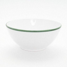 Gmundner Keramik Grüner Rand Bowl round 20 cm