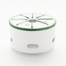 Gmundner Keramik Grüner Rand Tea heater / warmer 14 cm