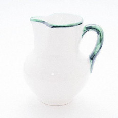 Gmundner Keramik Grüner Rand Jug Wiener Form 1 l