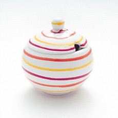 Gmundner Ceramics Landlust Sugar Bowl Smooth with Cutout 10 cm