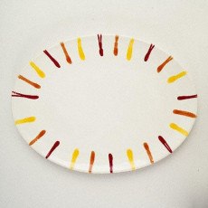 Gmundner Ceramics Landlust Oval Platter 28 cm