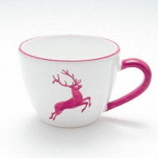 Gmundner Ceramic Bordeaux red deer tea cup Maxima 0,4 L