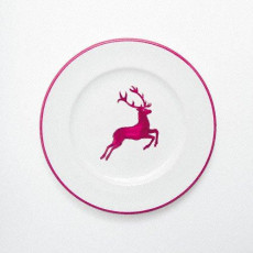 Gmundner Keramik Roter Hirsch Dessert plate / breakfast plate Gourmet d: 18 cm / h: 1,8 cm