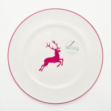 Gmundner Keramik Roter Hirsch Gourmet dinner plate d: 27 cm / h: 2 cm
