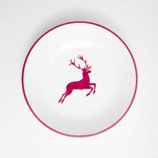 Gmundner Keramik Roter Hirsch Soup plate Cup d: 20 cm / h: 4,4 cm