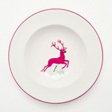 Gmundner Keramik Roter Hirsch Soup plate Gourmet d: 24 cm / h: 4 cm