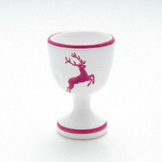 Gmundner Ceramics Red Deer Egg Cup Smooth 12 cm diameter