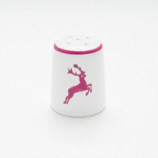 Gmundner Keramik Roter Hirsch Salt shaker smooth h: 5.8 cm