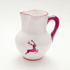 Gmundner Keramik Roter Hirsch Jug Viennese form 1 L / h: 8.8 cm