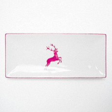 Gmundner Keramik Roter Hirsch Rectangular plate 36x15x2.8 cm