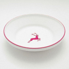 Gmundner Keramik Roter Hirsch Rice bowl without handle d: 32 cm / h: 7,4 cm