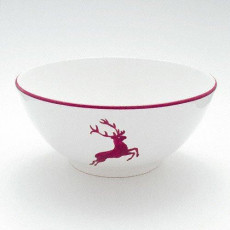Gmundner Keramik Roter Hirsch Bowl d: 27 cm / 2,5 L