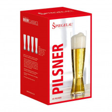 Spiegelau Beer Classics Pils Beer Glass,4 pcs set