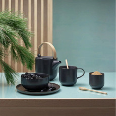 ASA SELECTION Coppa Kuro Teapot with stainless steel filter and wooden handle 0.60 L / h: 12 cm