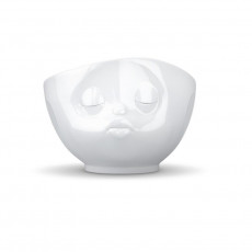 Fiftyeight Products TV Tassen TV Milk Coffee Cup - White bowl with kiss mouth 0.5 L