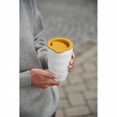 ASA SELECTION Thermo Twisted white thermal mug 0.35 L / h: 12.3 cm