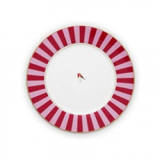 Pip Studio Love Birds Red-Pink Speiseteller rot/rosa 26,5 cm