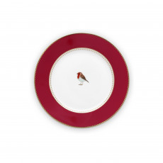 Pip Studio Love Birds Red-Pink Brotteller 17 cm