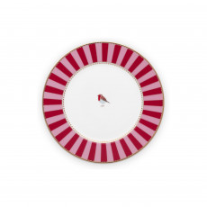 Pip Studio Love Birds Red-Pink Brotteller rot/pink 17 cm