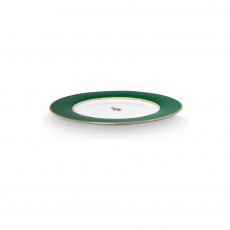 Pip Studio Love Birds Dark Green bread plate 17 cm