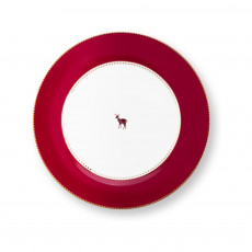 Pip Studio Love Birds Dark Red Speiseteller 26,5 cm