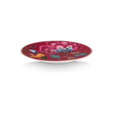 Pip Studio Blooming Tales Dark Red Bread plate 17 cm