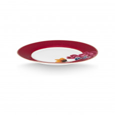 Pip Studio Blooming Tales Dark Red breakfast plate 23 cm
