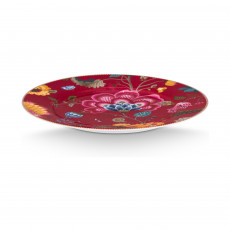 Pip Studio Blooming Tales Dark Red Charger plate (32 cm)