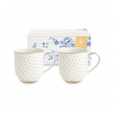 Pip Studio Royal White Kaffeetassen-Set 2-tlg. im GK 0,26 L