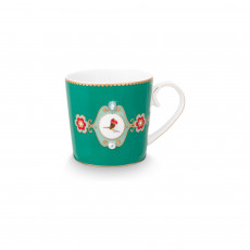 Pip Studio Love Birds Emerald-Green Kaffeetasse grün 0,15 L