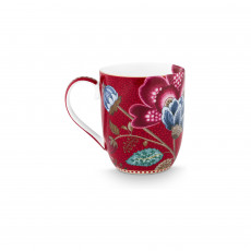Pip Studio Blooming Tales Dark Red coffee cup 0.20 L