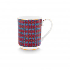 Pip Studio Pip's Deerest Darling Becher mit Henkel Pink-Blue 0,35 L