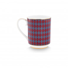 Pip Studio Pip's Deerest Darling Becher mit Henkel Pink-Blue 0,35 L